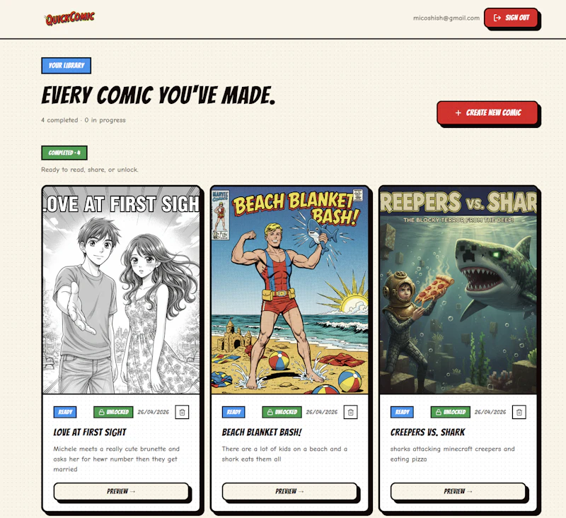 QuickComic screenshot 4