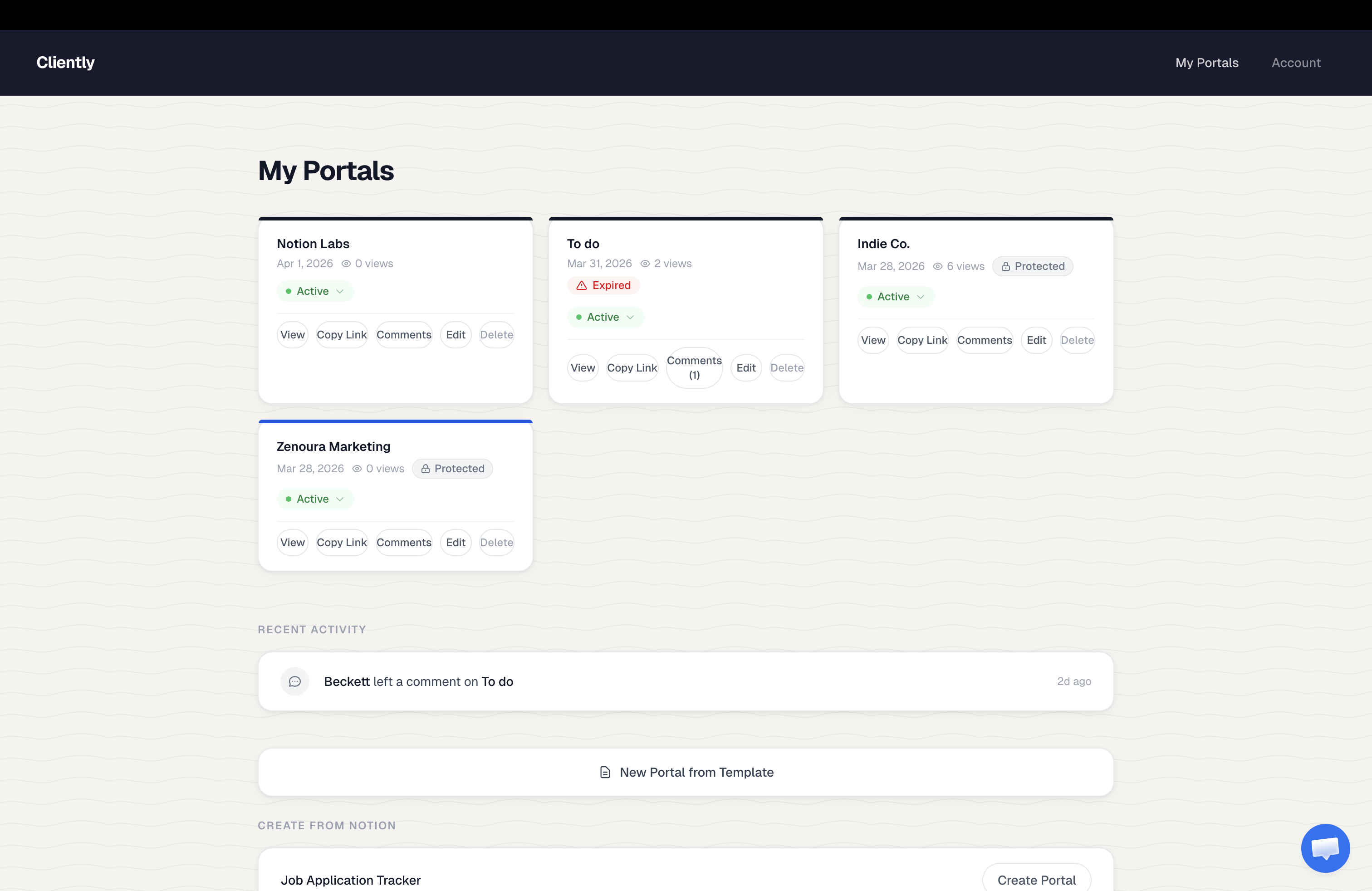 Cliently gallery image