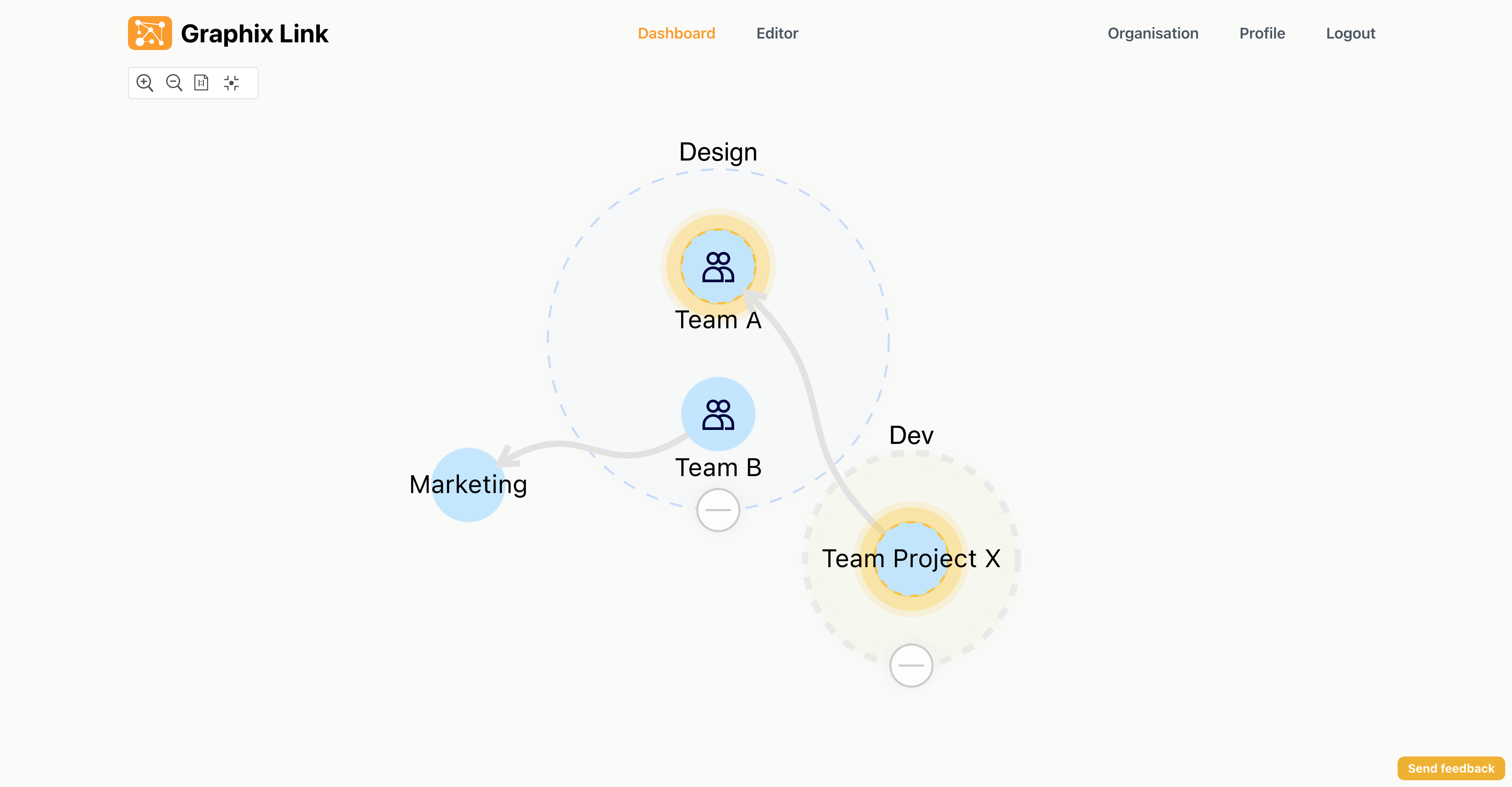 startuptile Graphix Link-A graph to visualize your business