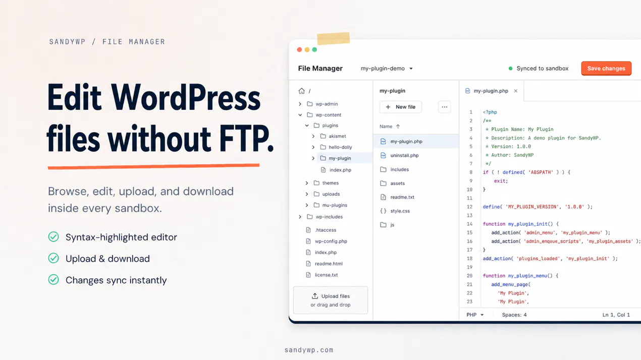 SandyWP product