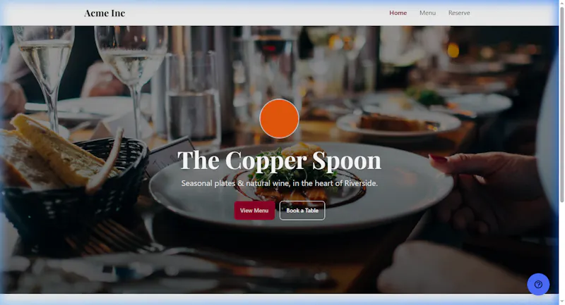Restaurant App screenshot 3