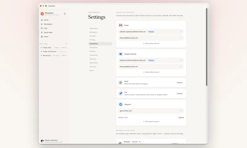 Routines screenshot 7