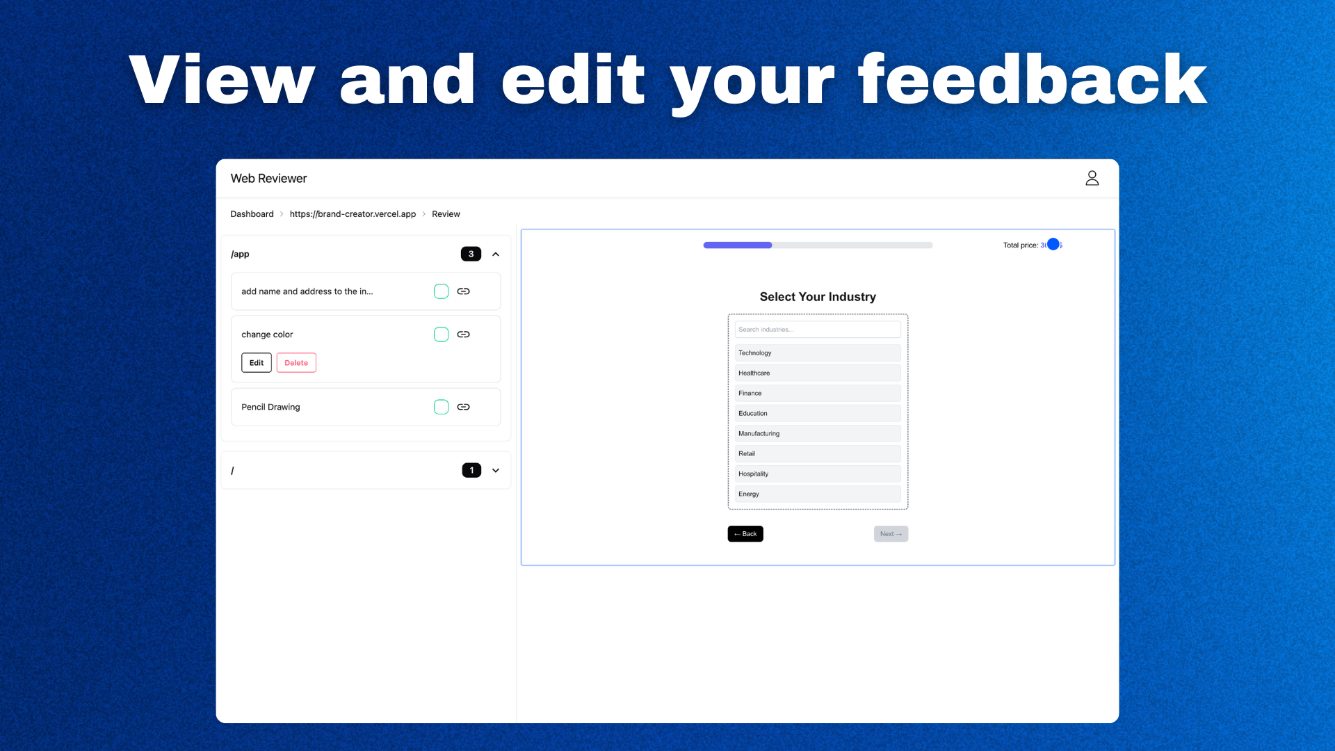 Webrecensent - Eenvoudige manier om feedback achter te laten voor elke website media 3