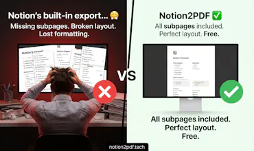 Notion2PDF gallery image