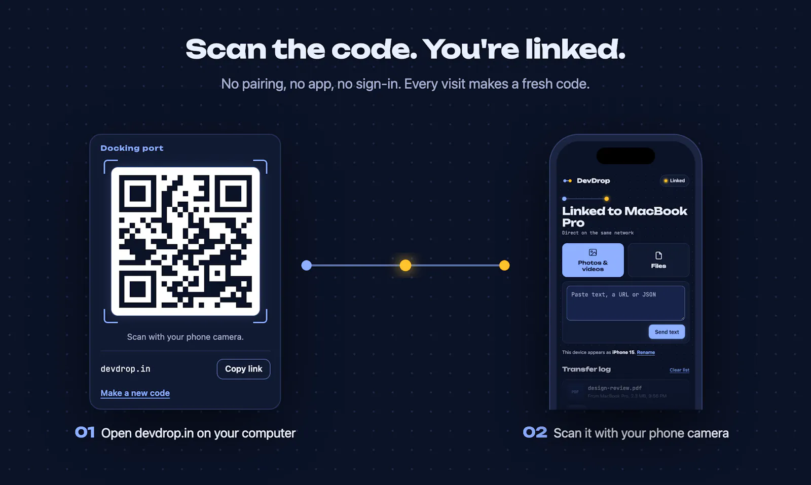 DevDrop screenshot 2