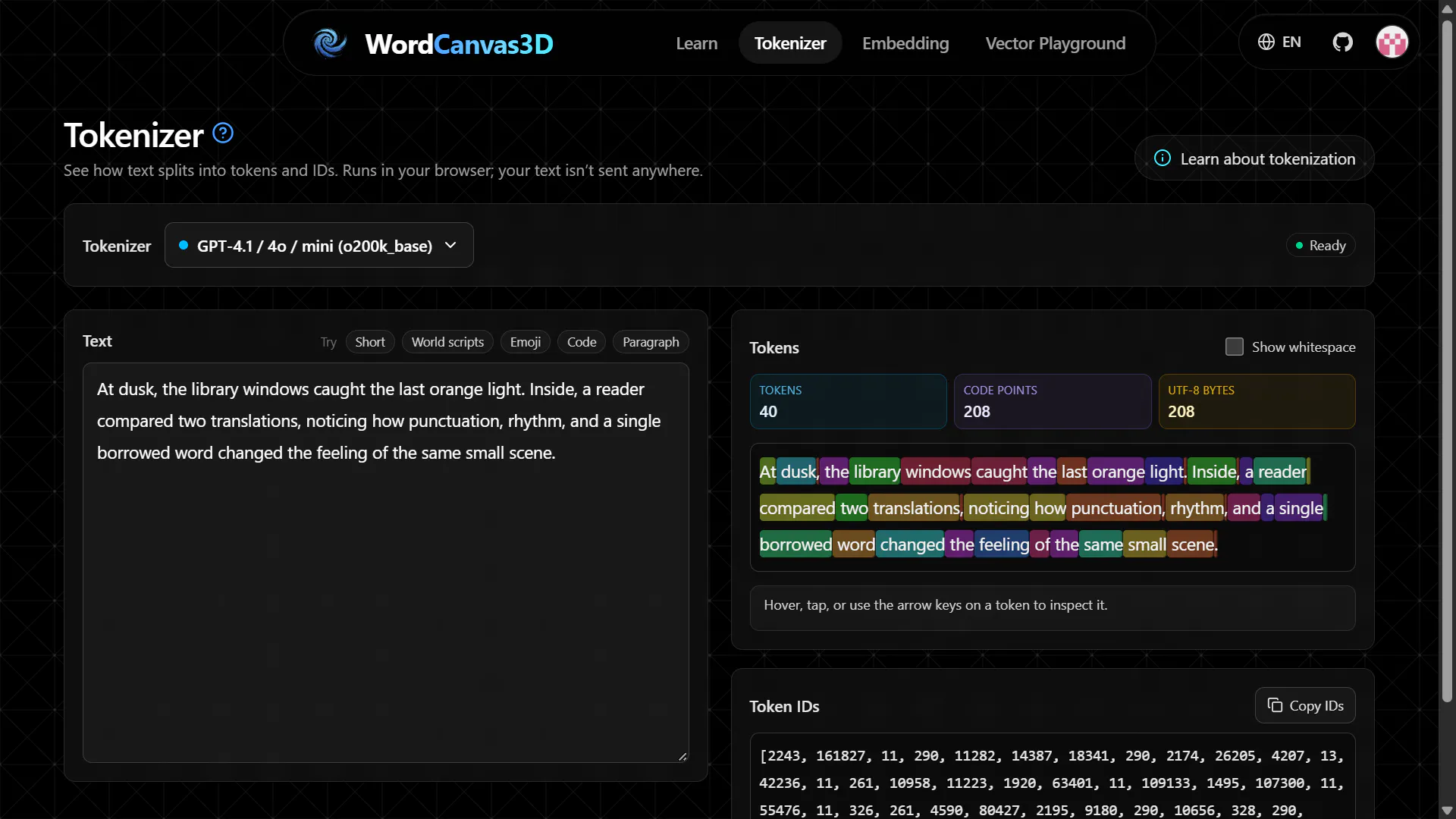 WordCanvas3D gallery image