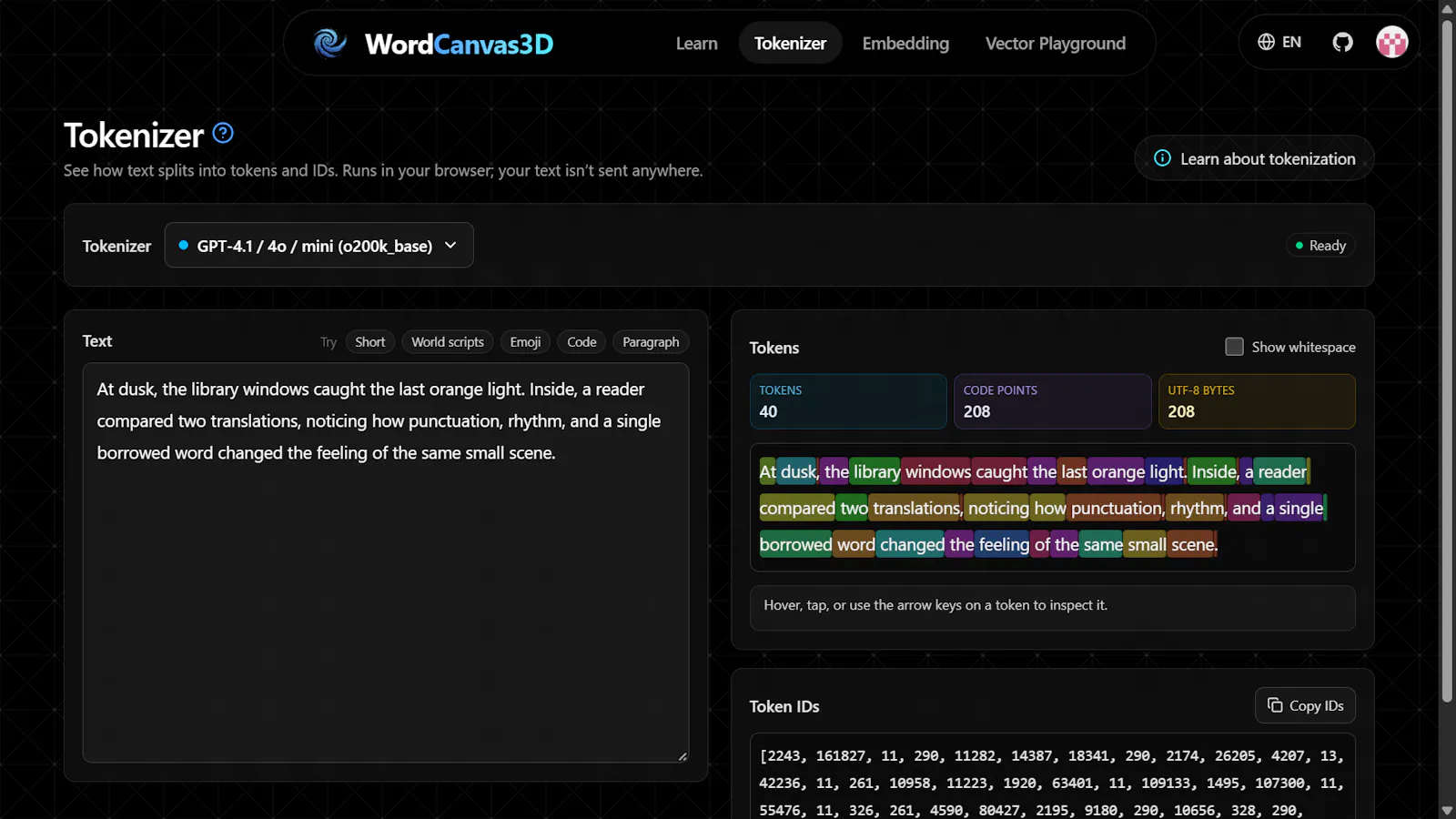 WordCanvas3D screenshot 6