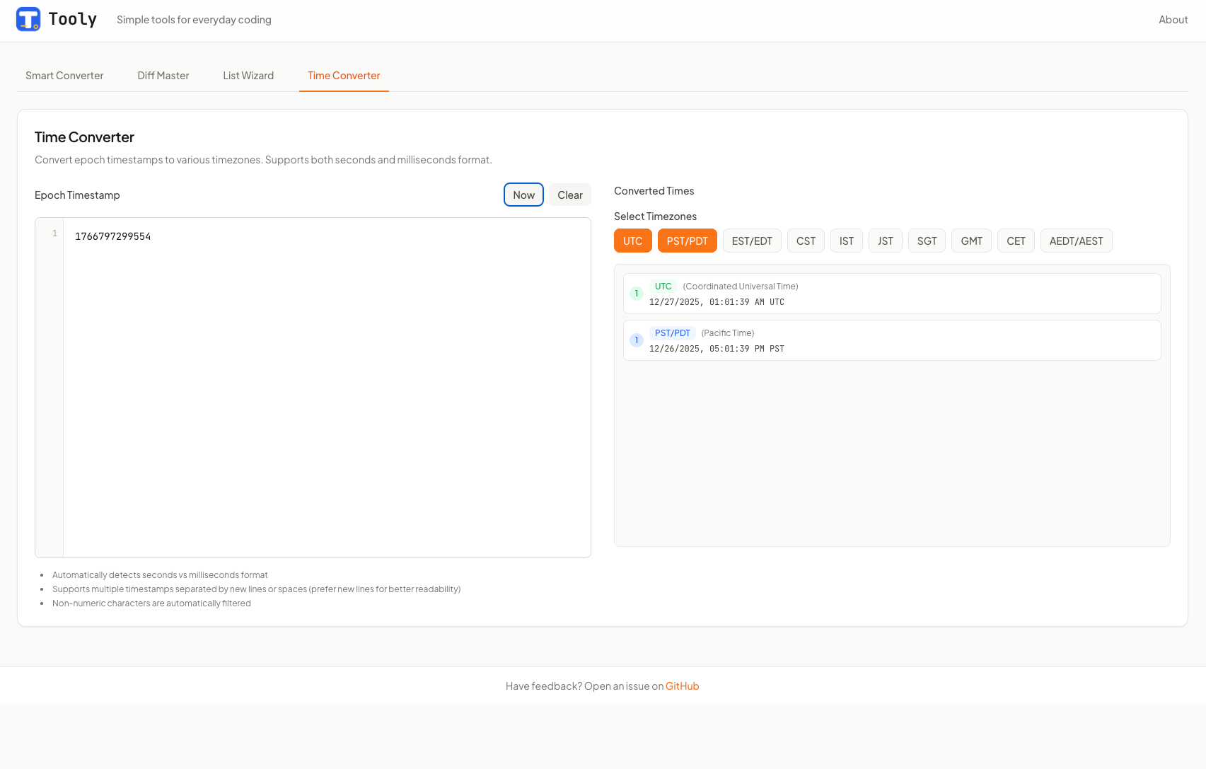 Tooly - Screenshot 3 showing product features and functionality
