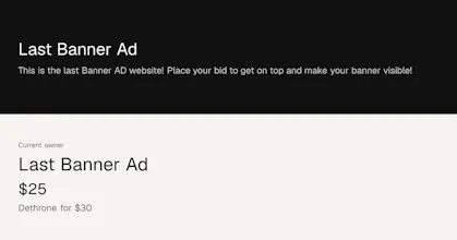 The Last Banner Ad gallery image
