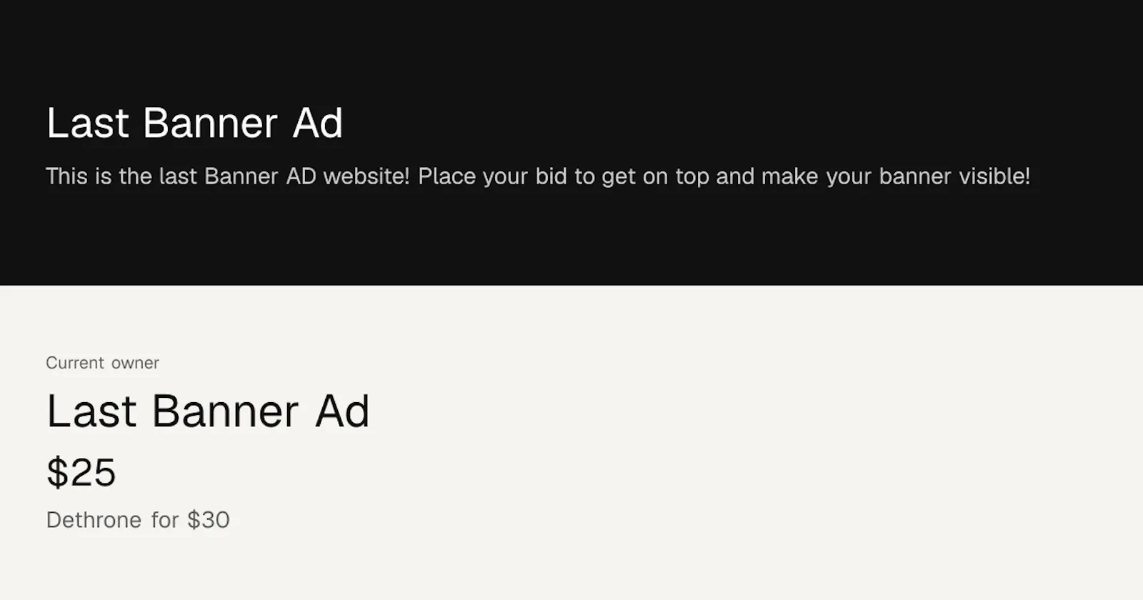 The Last Banner Ad screenshot 2