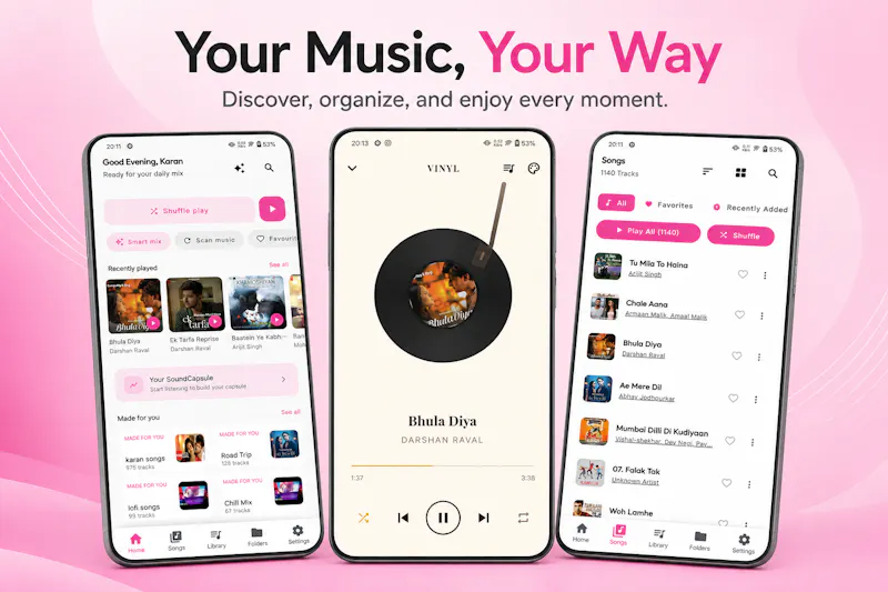 Noctune : Offline Music Player screenshot 1