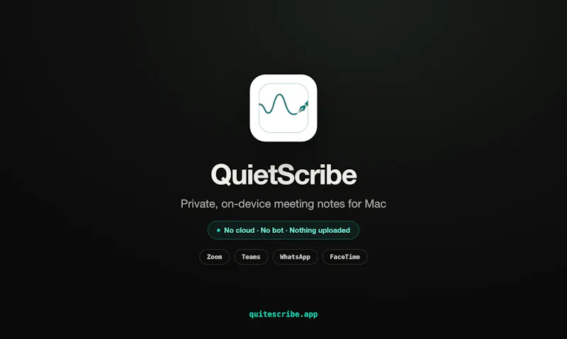 QuietScribe screenshot 2