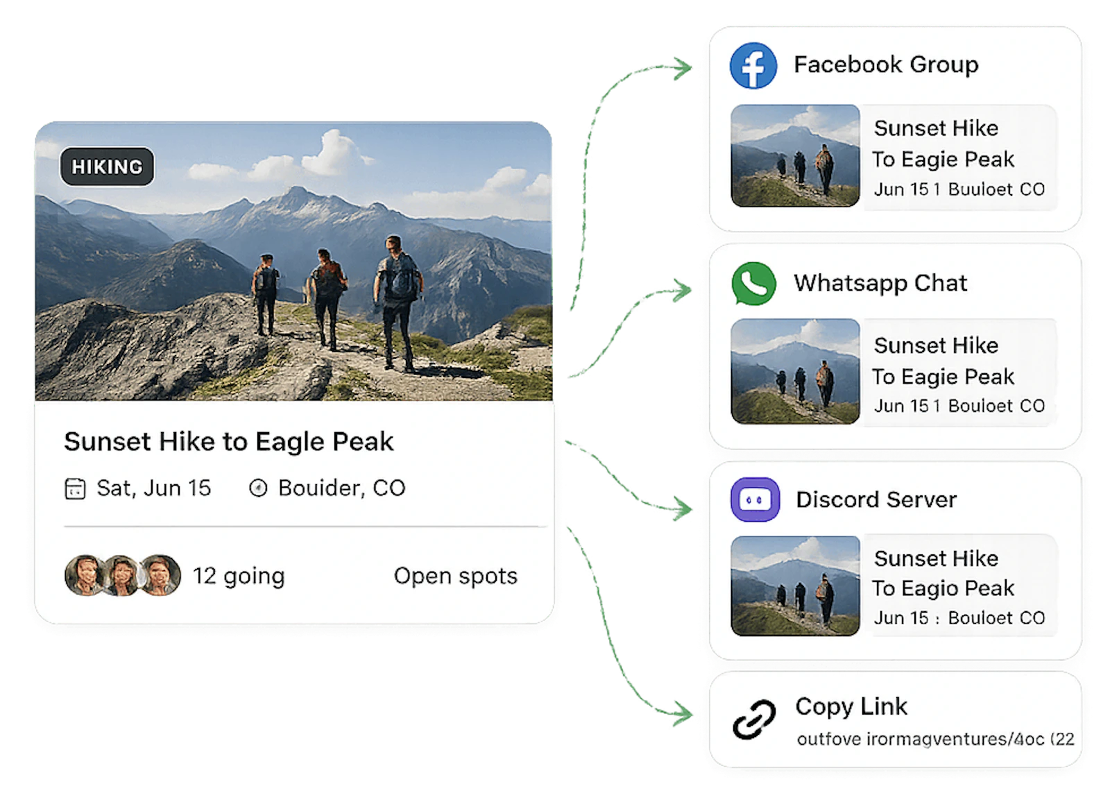 Outravo — Organize Outdoor Adventures screenshot 1