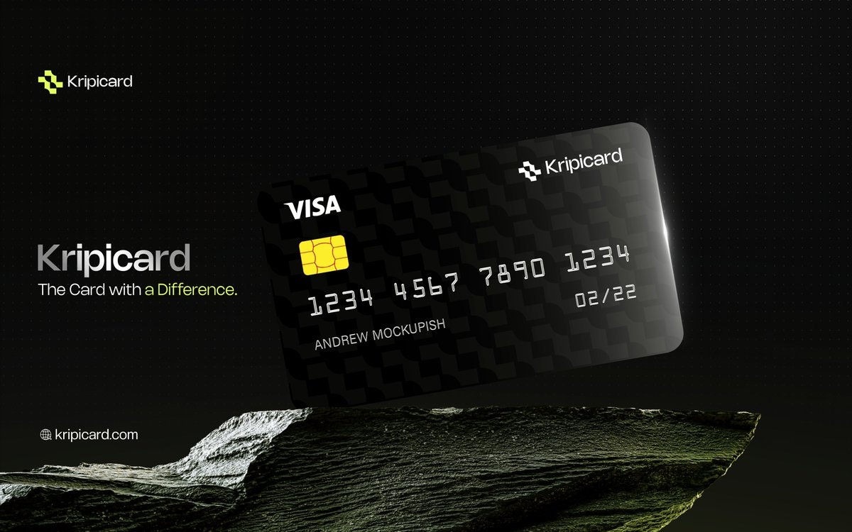 Kripicard - Main screenshot showing features and interface