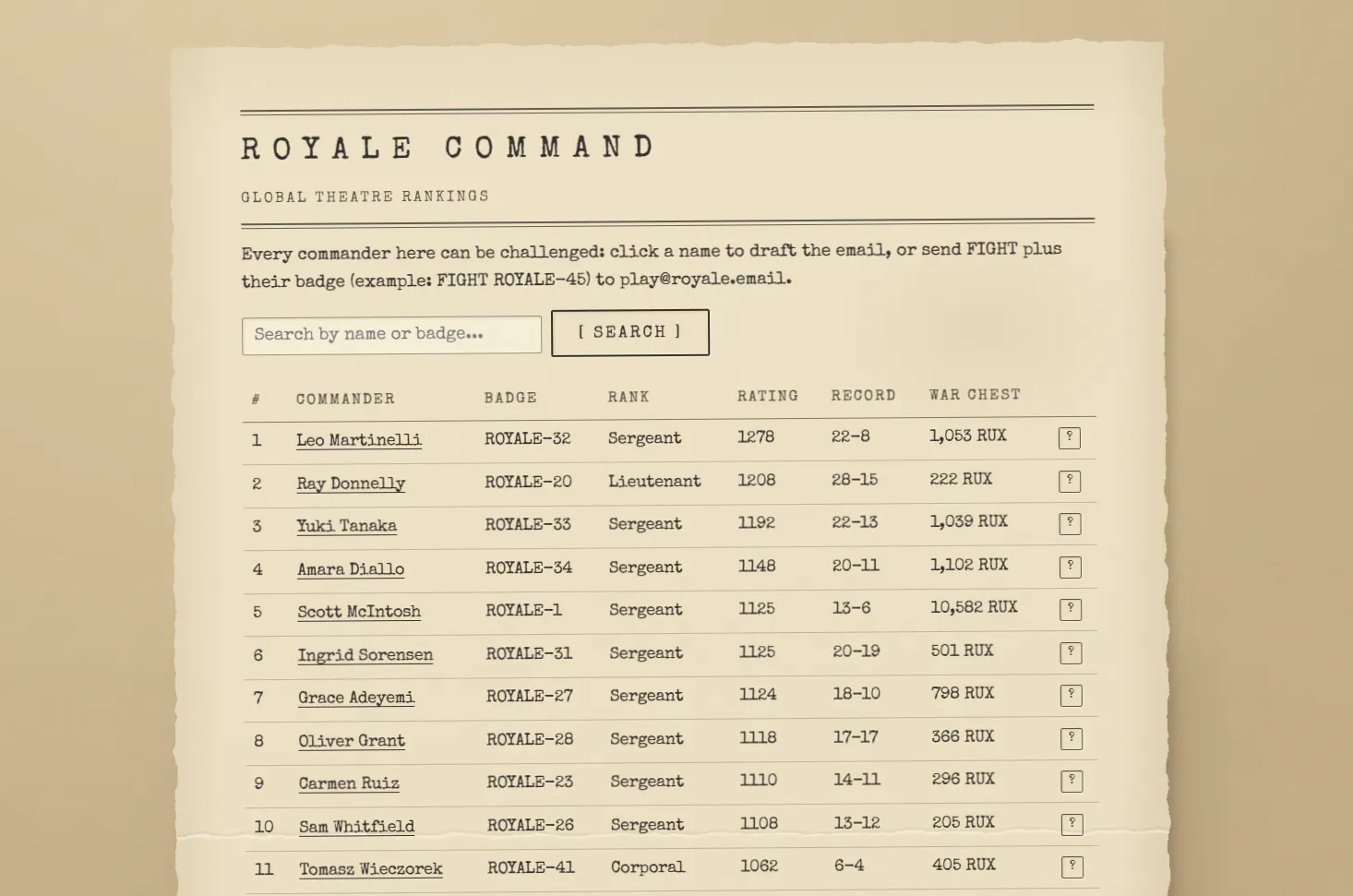 EMAIL ROYALE gallery image