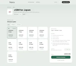 haru eSIM gallery image
