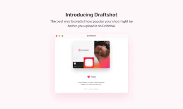 Draftshot for Dribbble gallery image