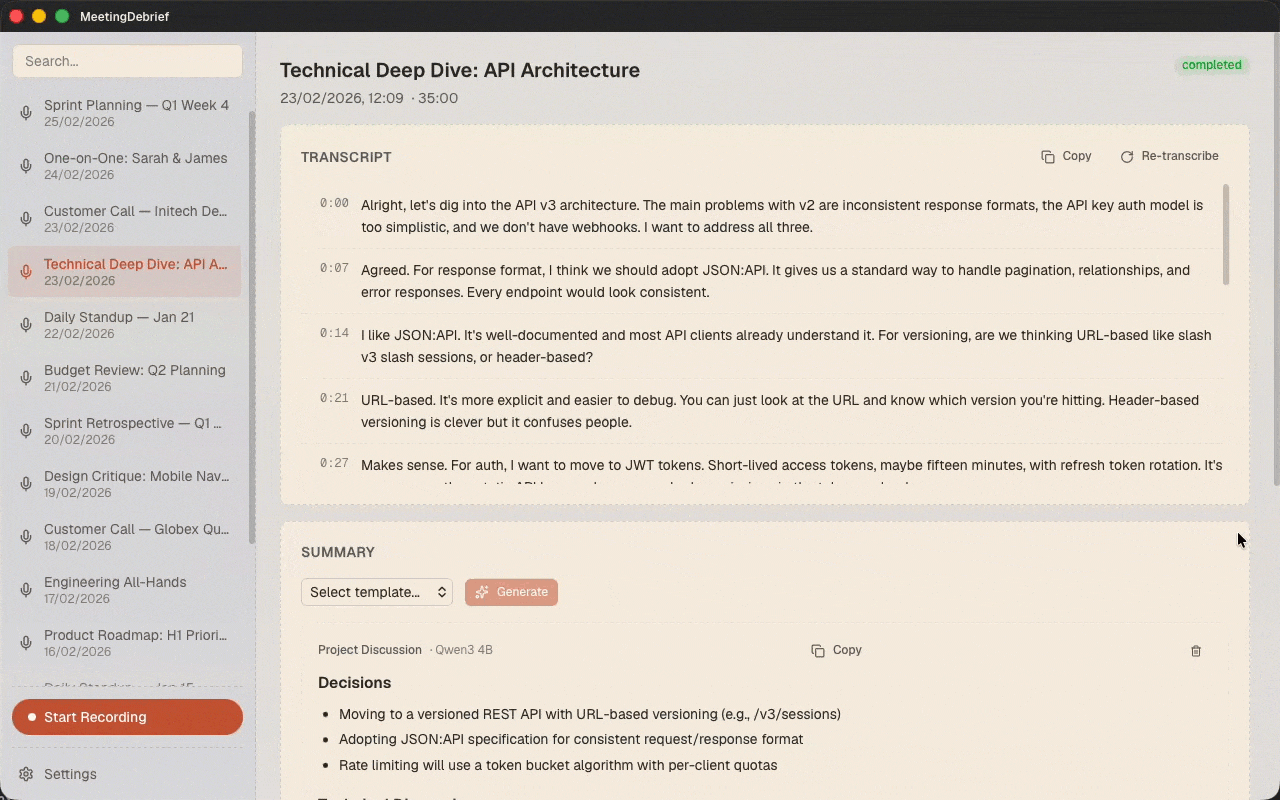 MeetingDebrief media 2