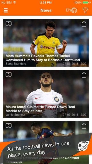 LiveSoccer gallery image