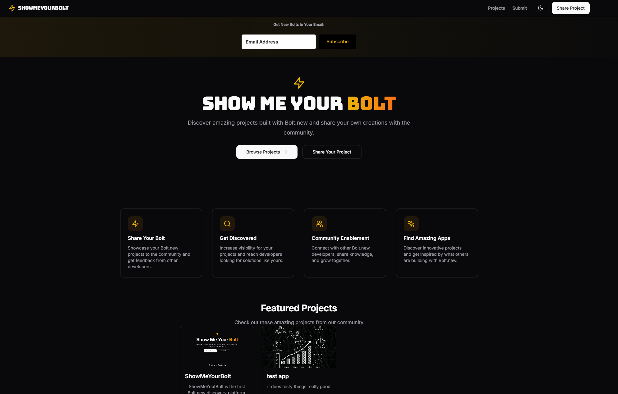 ShowMeYourBolt.io - Share your bolt & connect with other bolters building media 1