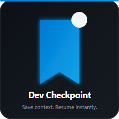 Dev Checkpoint - Product Hunt launch logo and brand identity