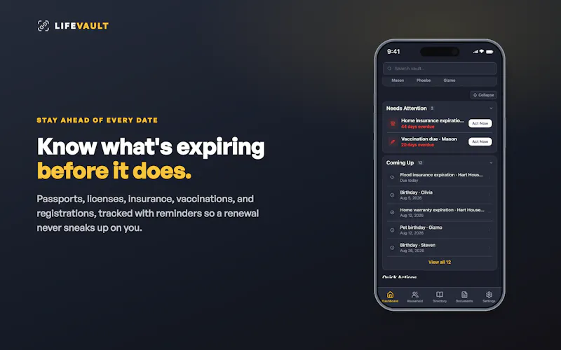 LifeVault: Family Organizer screenshot 5