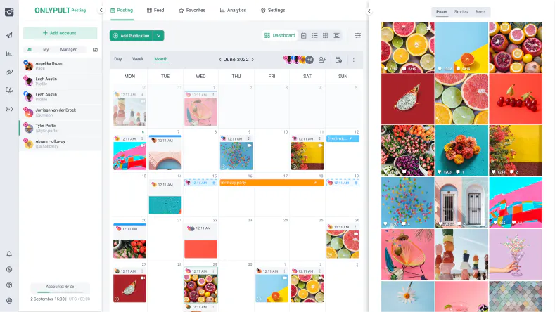 Onlypult - to work with social media gallery image