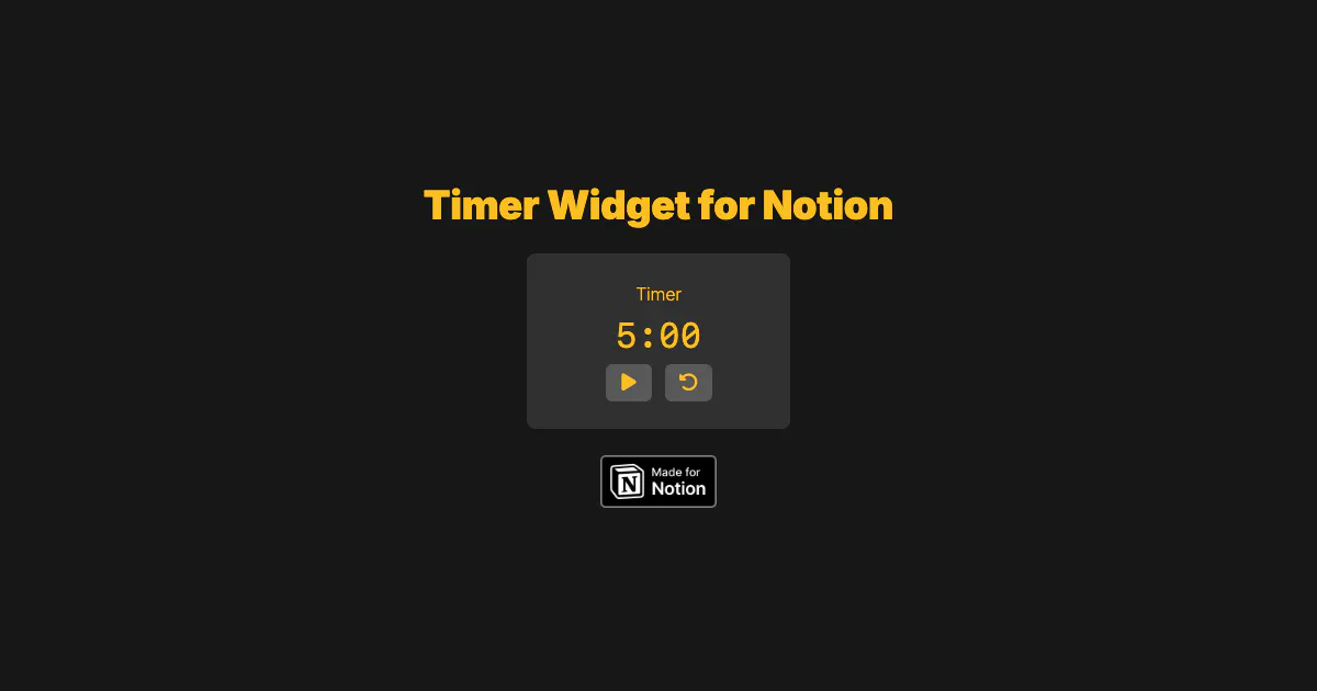 Free Notion Widgets gallery image