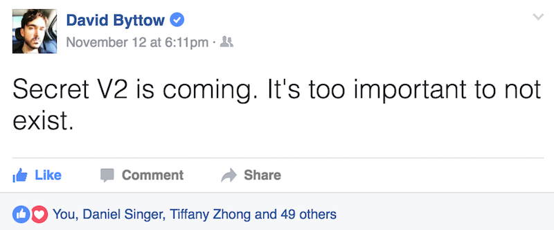 Secret, 2015's most controversial app, is coming back 🙊