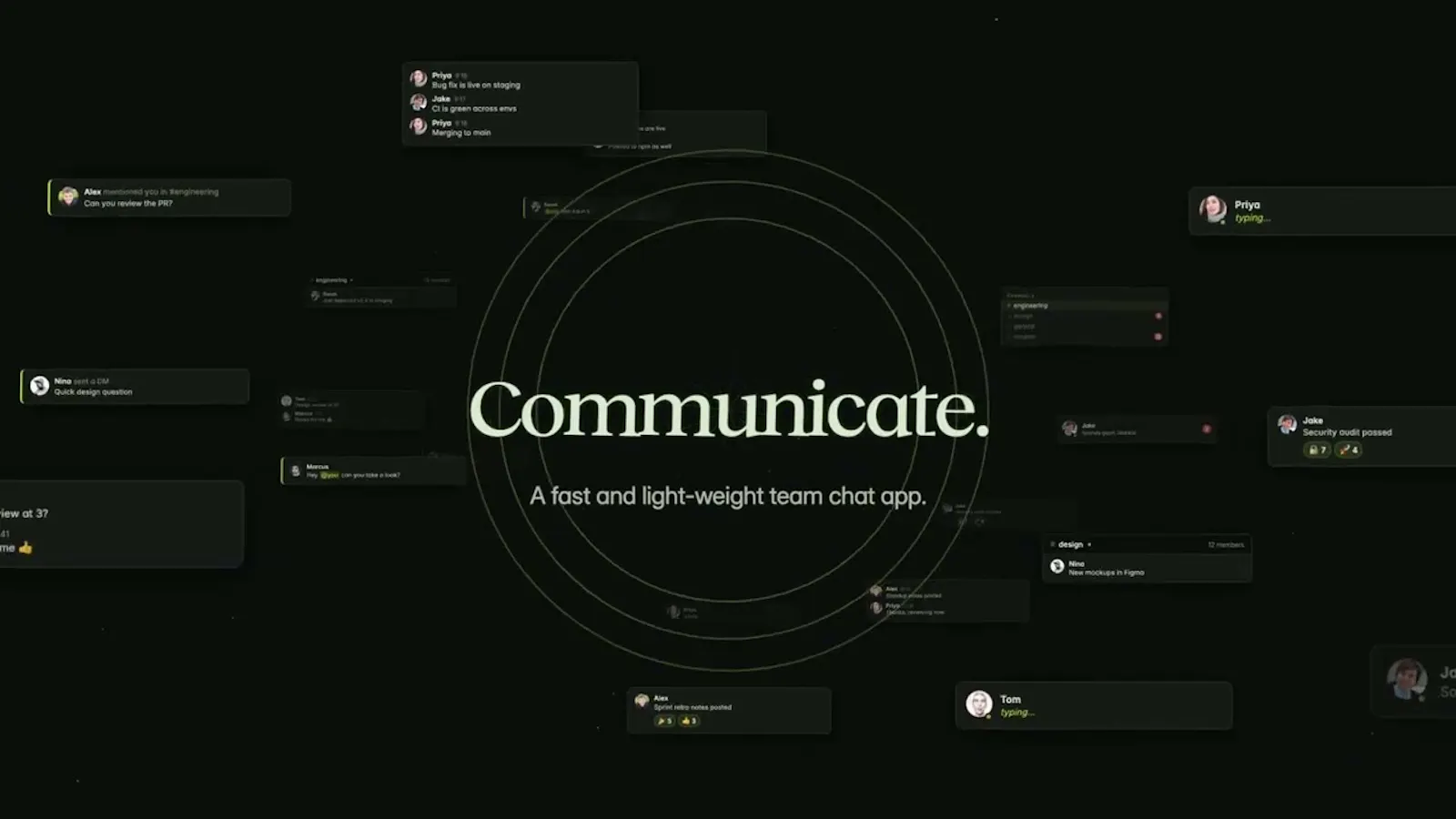Ano: Team Chat with Claude Code built in screenshot 1 (video preview)