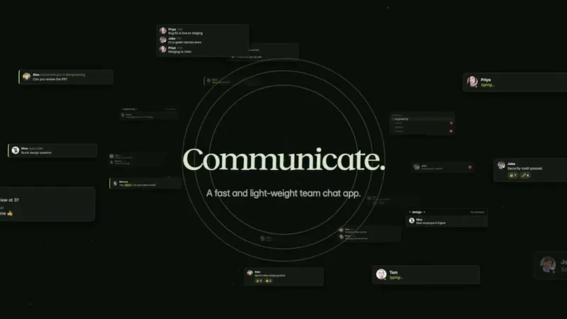 Ano: Team Chat with Claude Code built in screenshot 1 (video preview)
