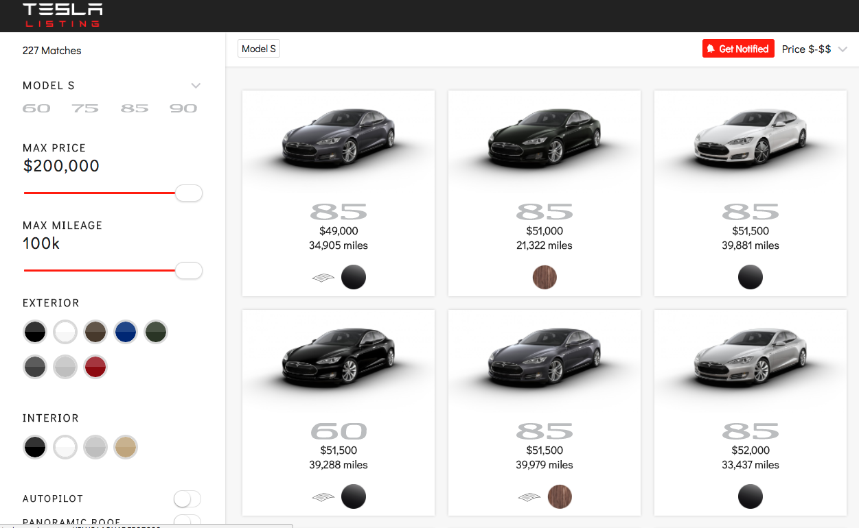 Tesla Listing gallery image
