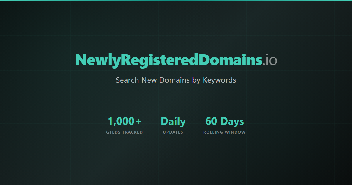 NewlyRegisteredDomains.io gallery image