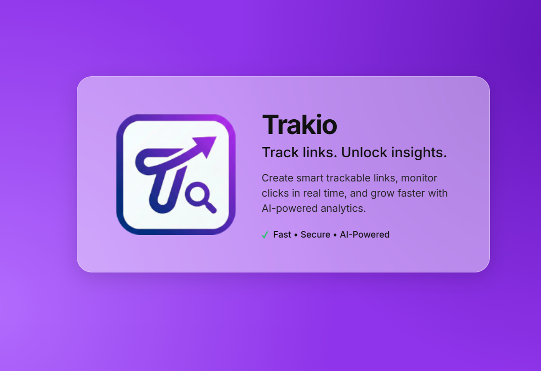 Trakio Chrome Extension gallery image
