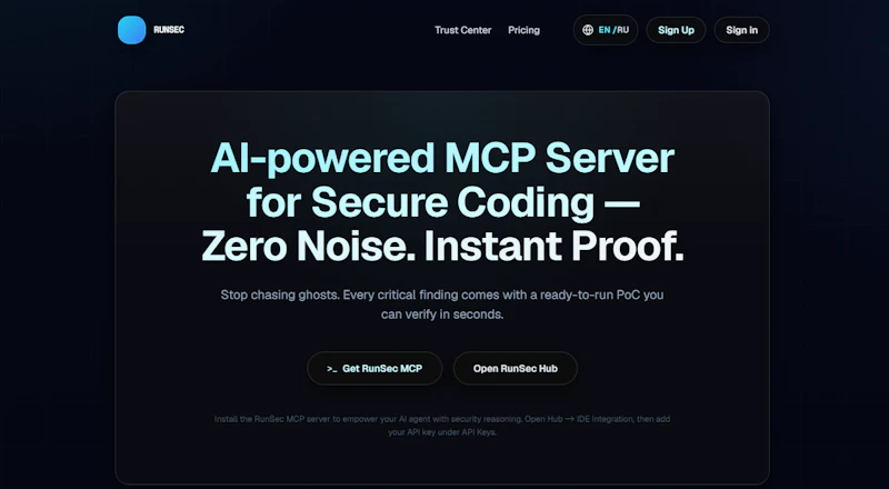 RunSec screenshot 2