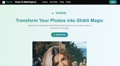 Photo To Ghibli Style Generator gallery image