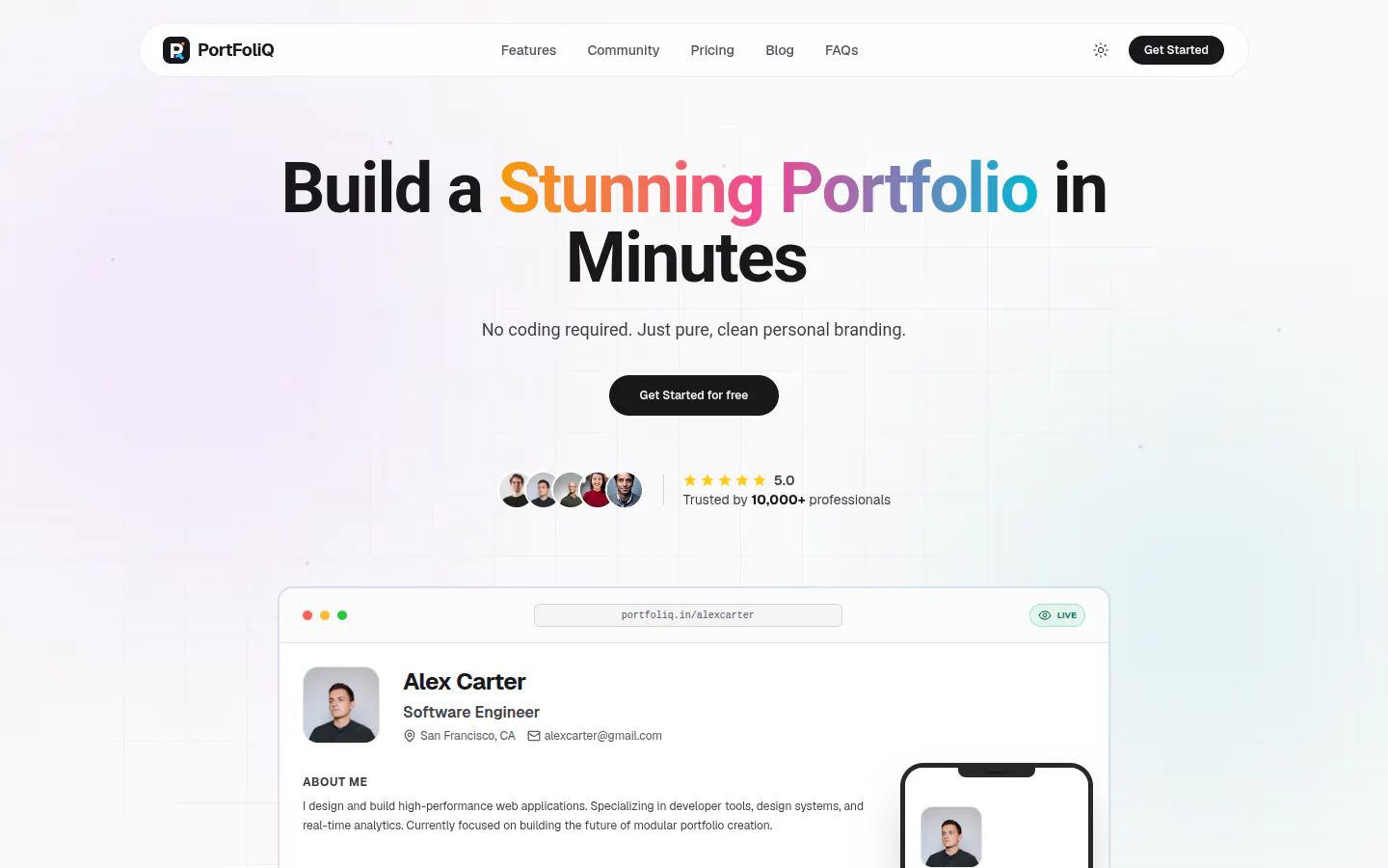 PortFoliQ gallery image