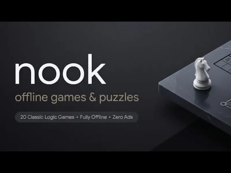 nook - offline games & puzzles screenshot 1 (video preview)