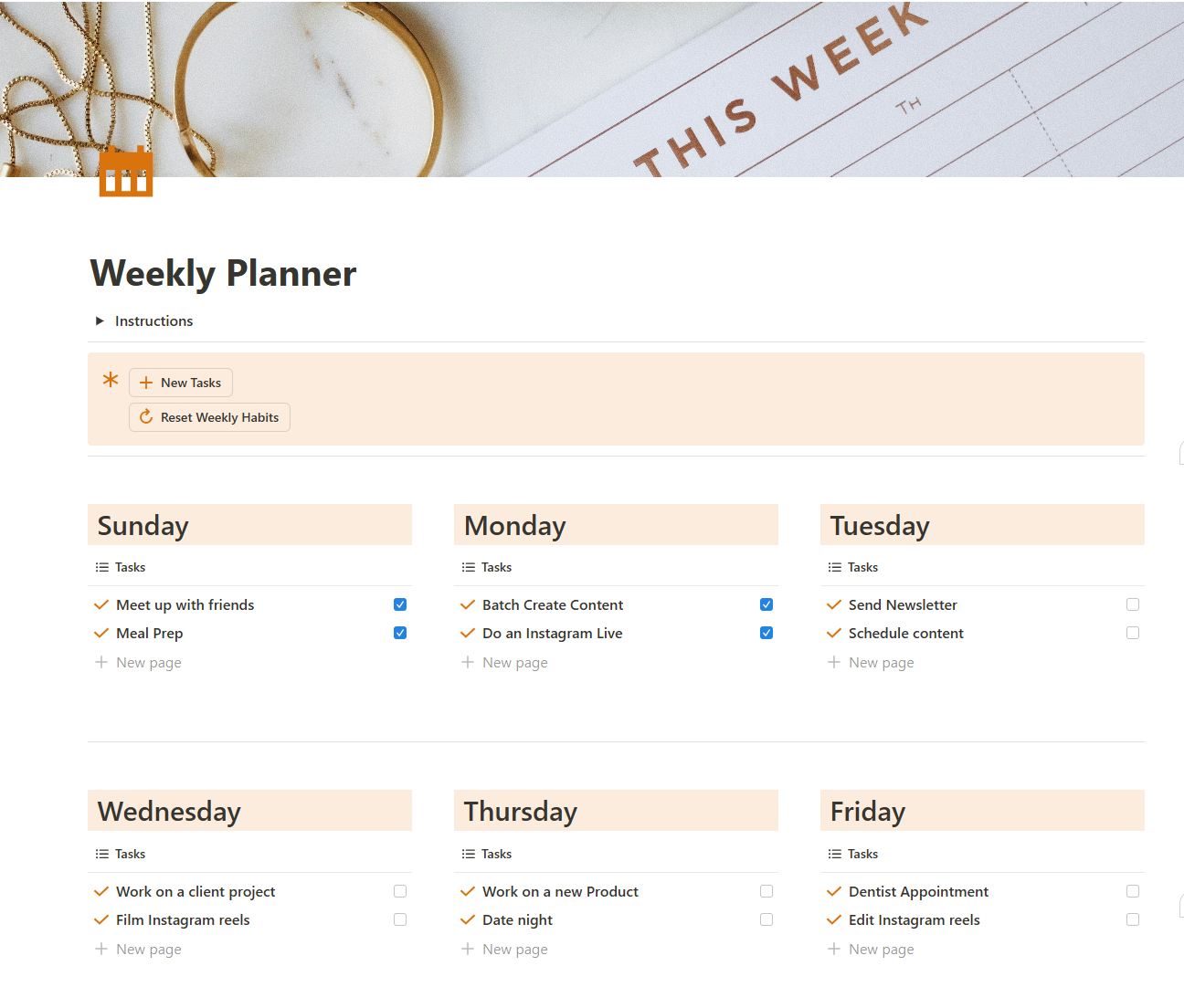 Weekly Planner Notio... logo