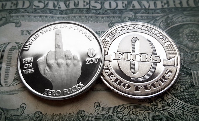 Zero F*cks Coins gallery image
