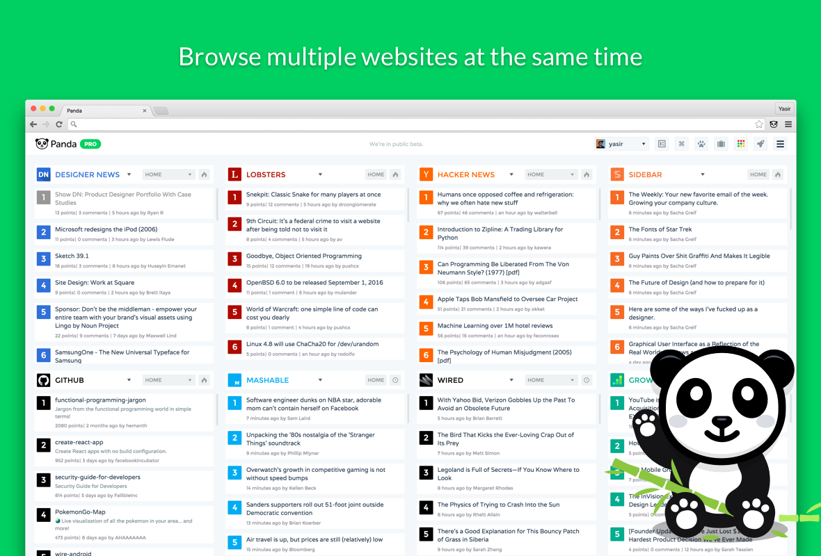 Panda Weekly Curation Image