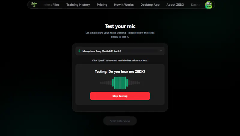 ZEDX AI Interviewer screenshot 6