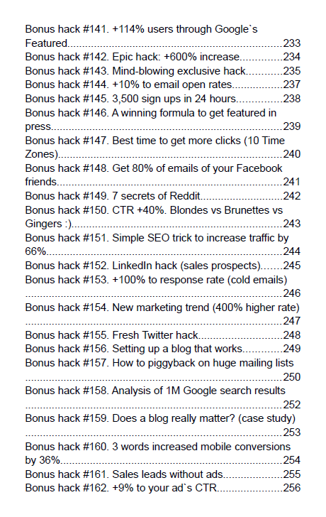 TOP 101 Acquisition/Promotion Hacks gallery image