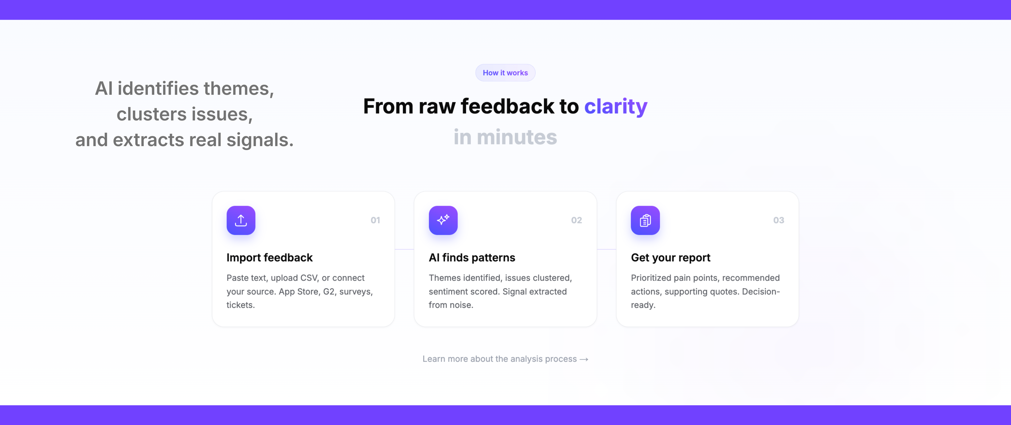 Review Hunt - Screenshot 2 showing product features and functionality