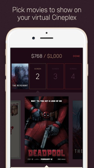 Fantasy Movie League for iPhone gallery image