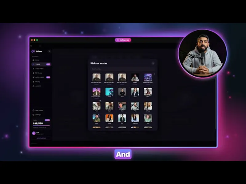 www.infinexai.io screenshot 1 (video preview)
