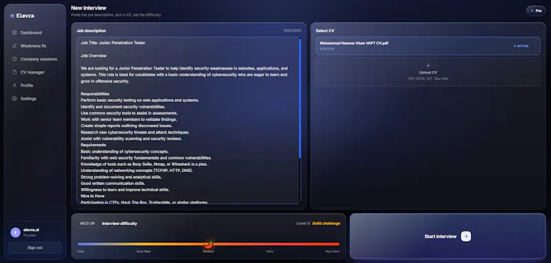 Elevra - InterviewAI screenshot 2