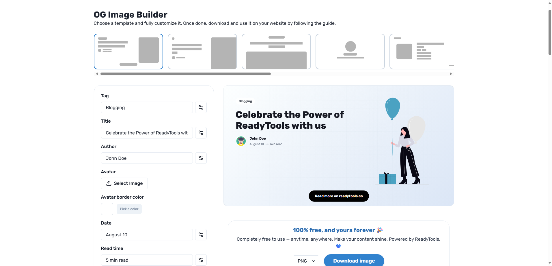 وسائط OG Image Builder 4