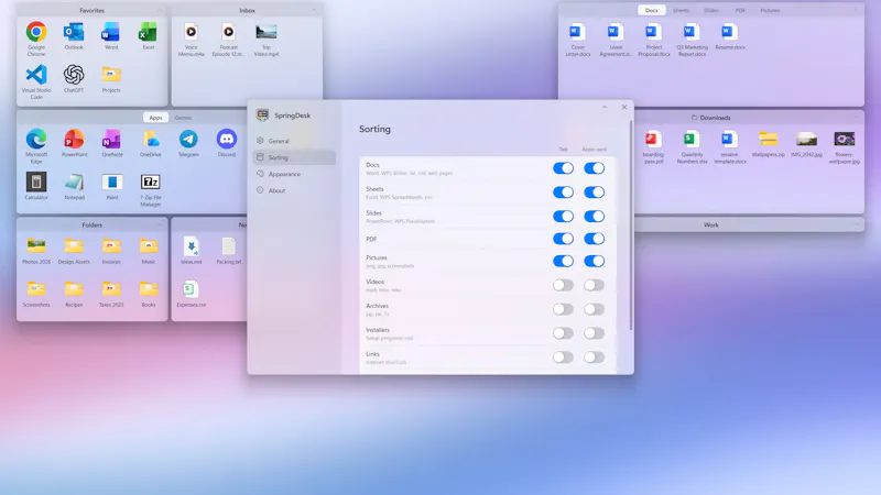 SpringDesk screenshot 5