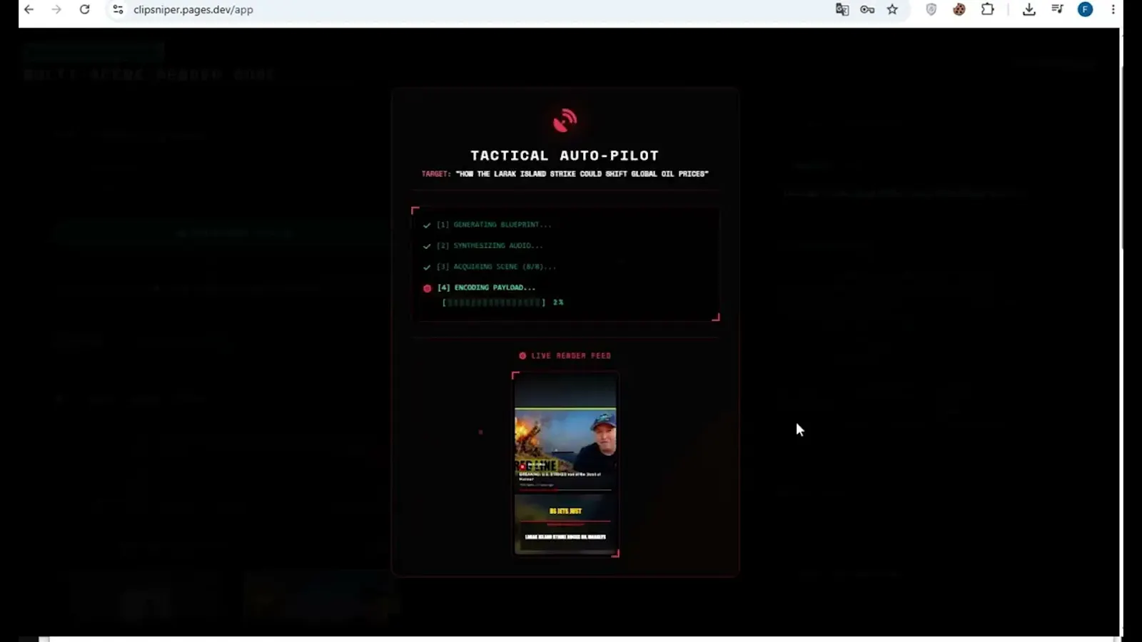 clipsniper screenshot 1 (video preview)